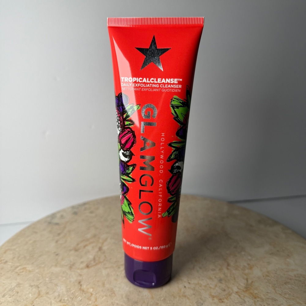 NEW Glamglow Tropical Cleanse Daily Exfoliating Cleanser Face Wash 5.0 Oz/150g